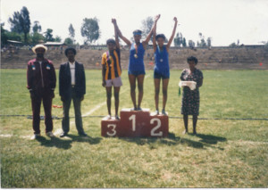 ENAD women athlets in Jimma on April 2007