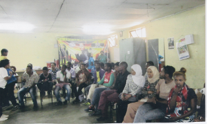 International HIV/AIDs Day 1 November 2015 (Hidar 22, 2007 E.C.). Some of the participants during the observance at the ENAD Addis Ababa Branch