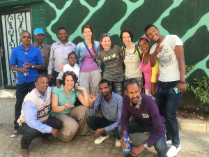 Some of the deaf from the Netherlands with some deaf seniors and other deaf on  13 February 2016